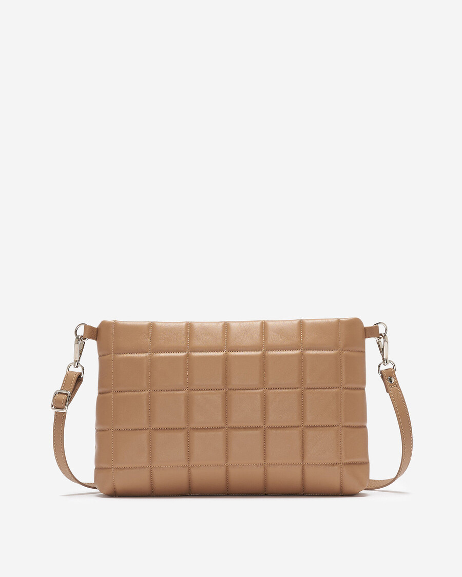 bolso bandolera cuadrado con borlas