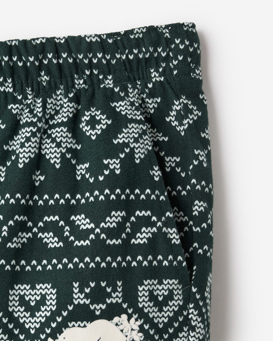 pantalón de pijama navideño para mujer