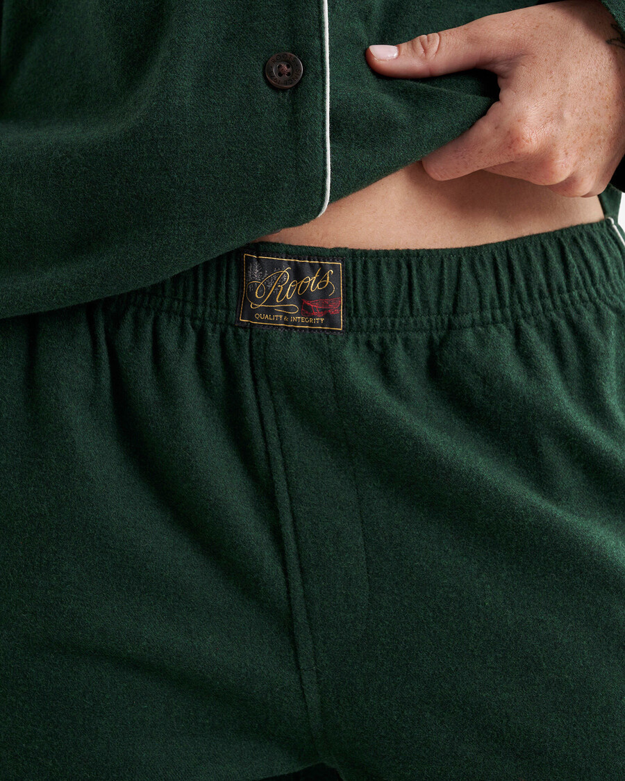 conjunto de pijama roots signature para mujer