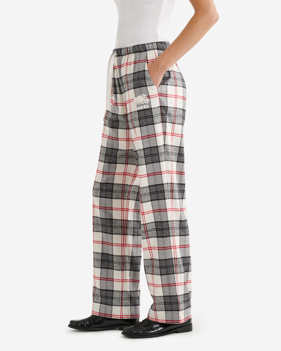 pantalón de pijama a cuadros para mujer