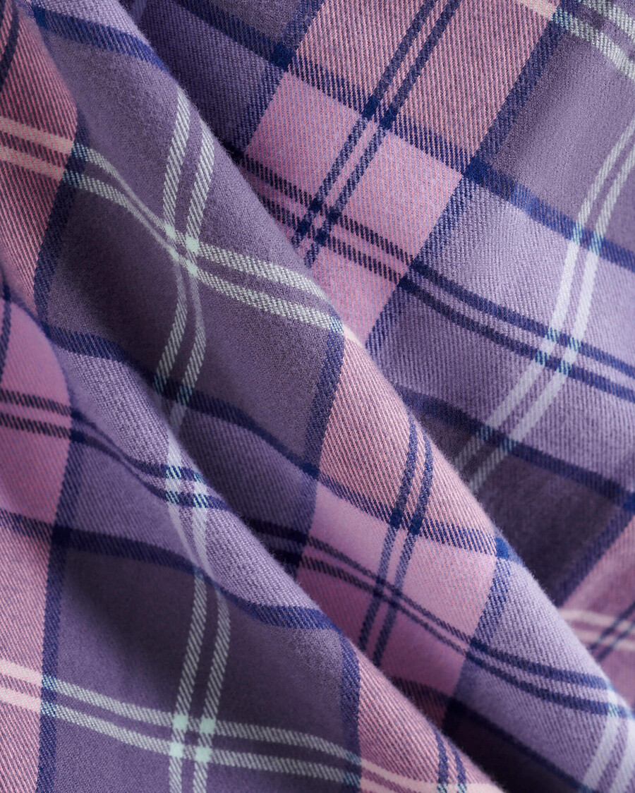 pantalón corto de pijama a cuadros para mujer