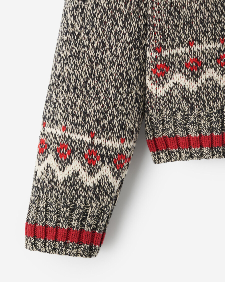 cárdigan fair isle de cabaña para niños pequeños
