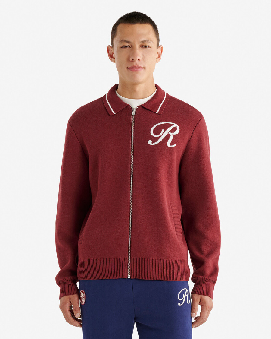 cárdigan con cremallera de jacquard de robson