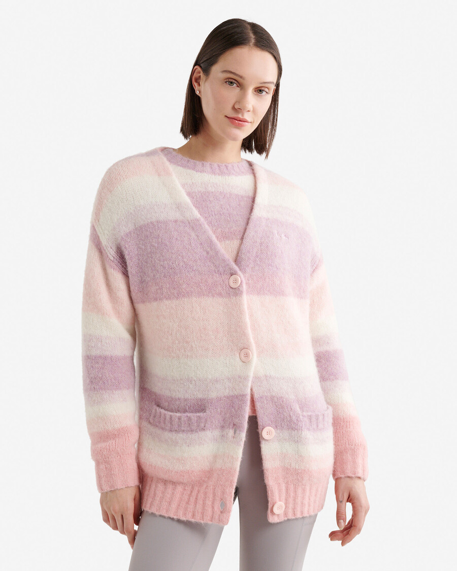 cárdigan de lana de alpaca aurora