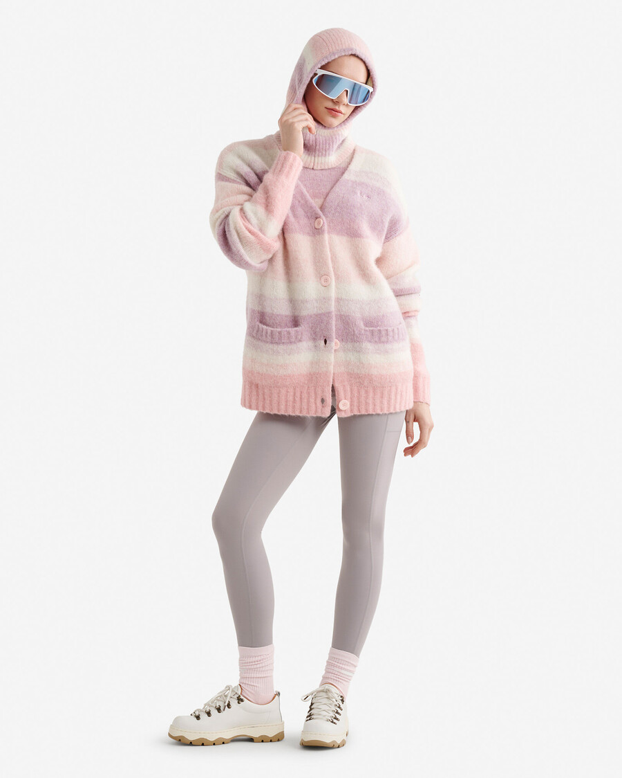 cárdigan de lana de alpaca aurora