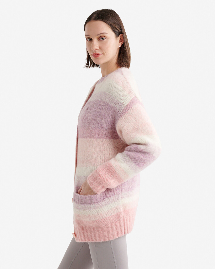 cárdigan de lana de alpaca aurora