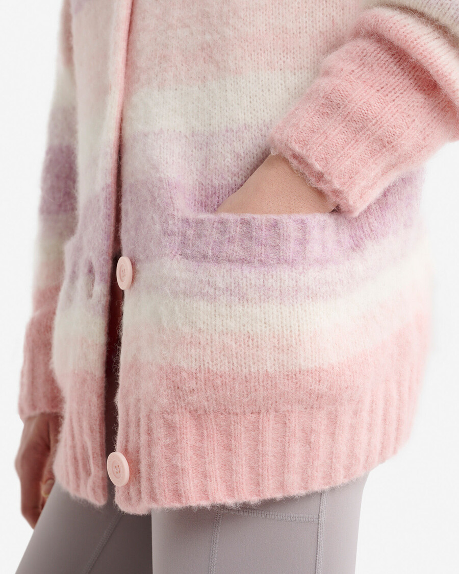 cárdigan de lana de alpaca aurora