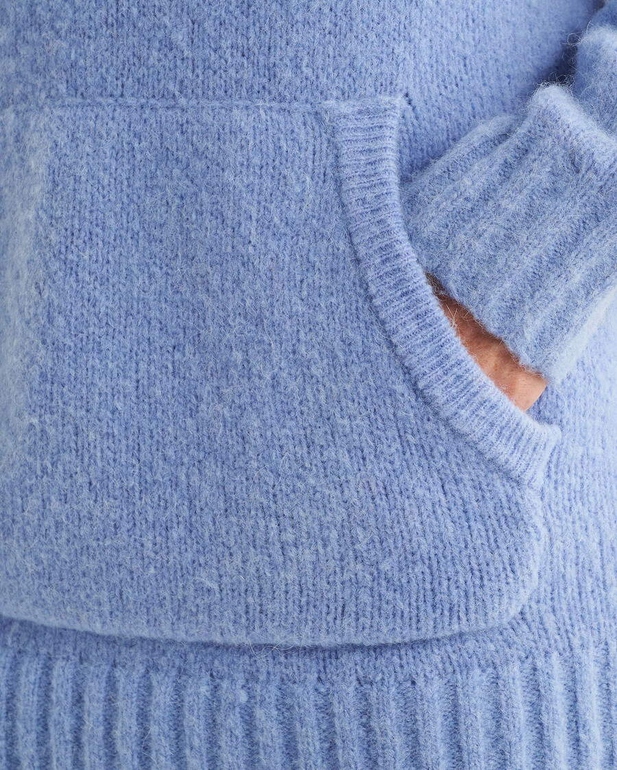 sudadera con capucha aurora de lana de alpaca