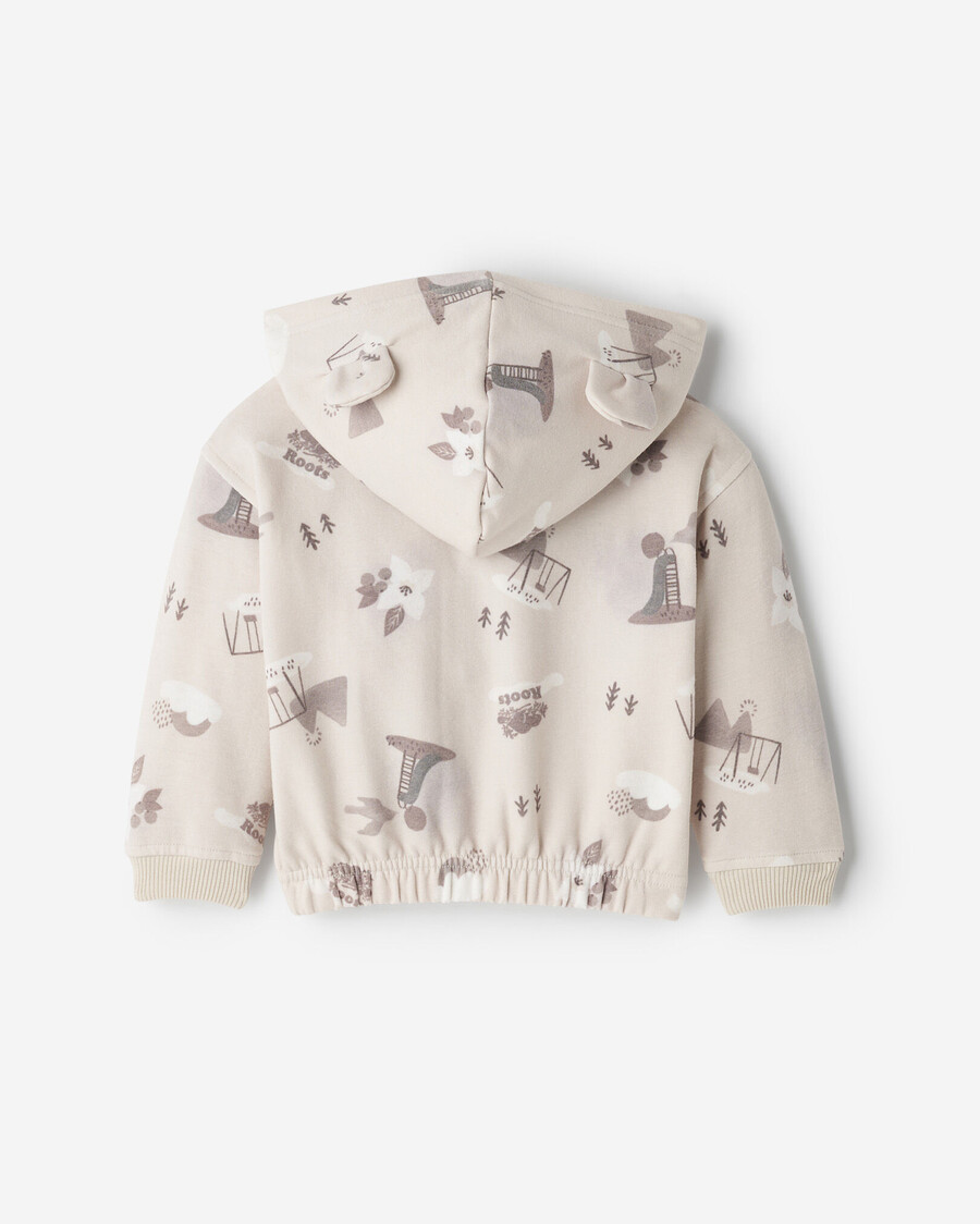 sudadera con capucha y cremallera completa baby nature playground