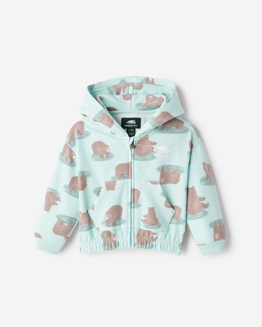 sudadera con capucha y cremallera baby cozy bear