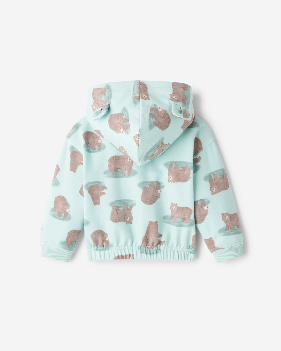 sudadera con capucha y cremallera baby cozy bear