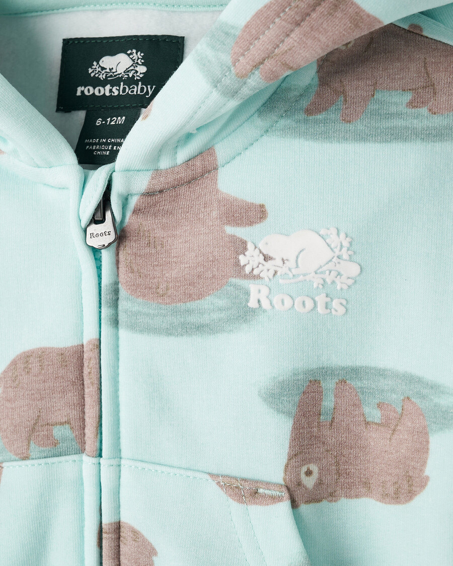 sudadera con capucha y cremallera baby cozy bear