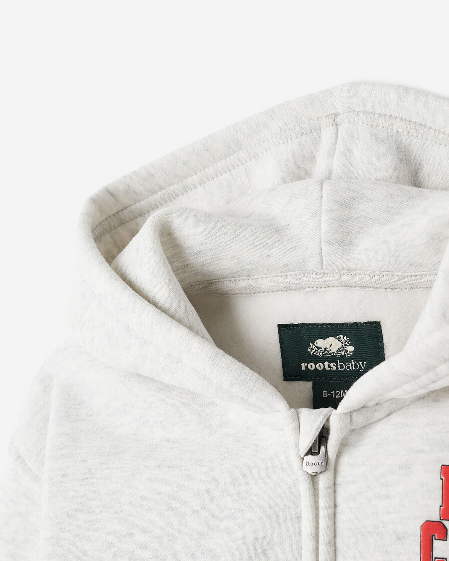 sudadera con capucha y cremallera completa baby northern roots