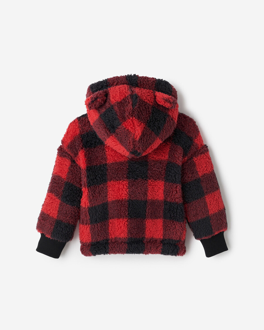 sudadera con capucha y cremallera completa de lana de oveja creekside para bebé