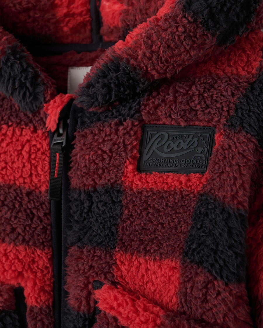 sudadera con capucha y cremallera completa de lana de oveja creekside para bebé