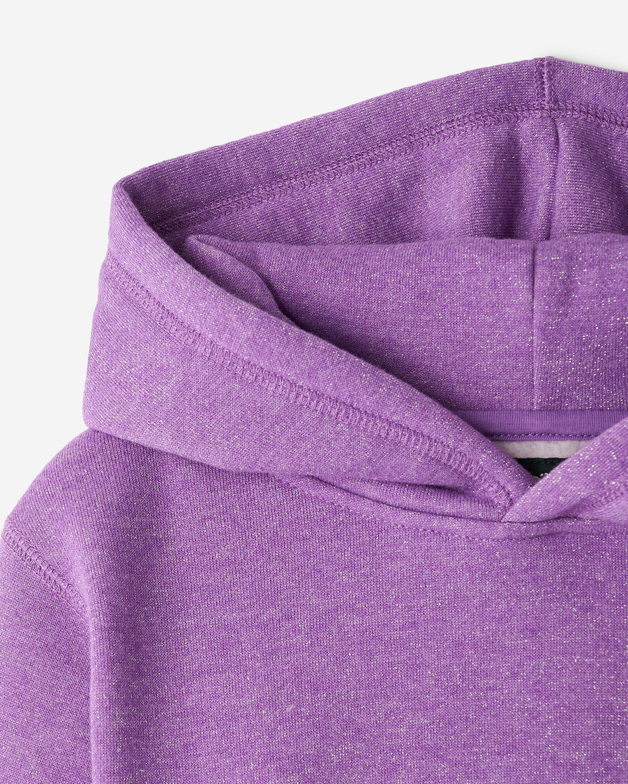 sudadera corta cooper sparkle para niñas