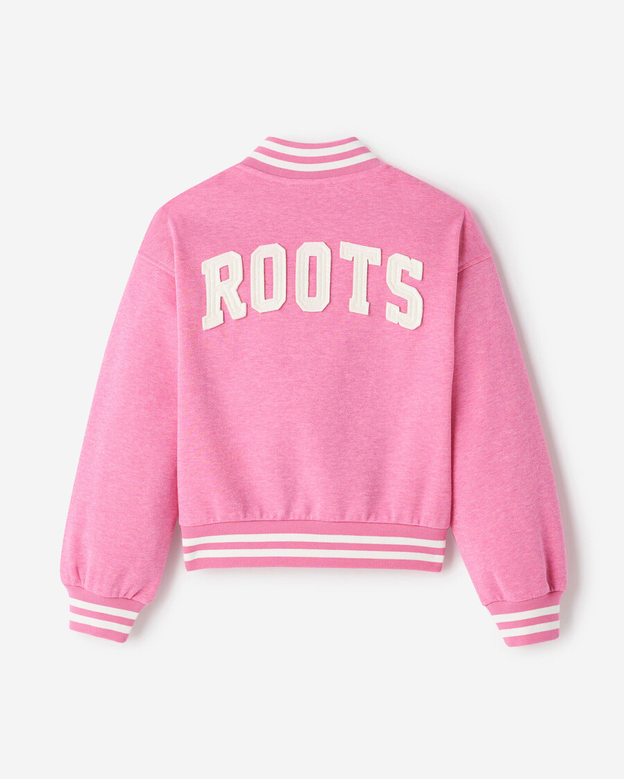 chaqueta universitaria cooper sparkle para niñas