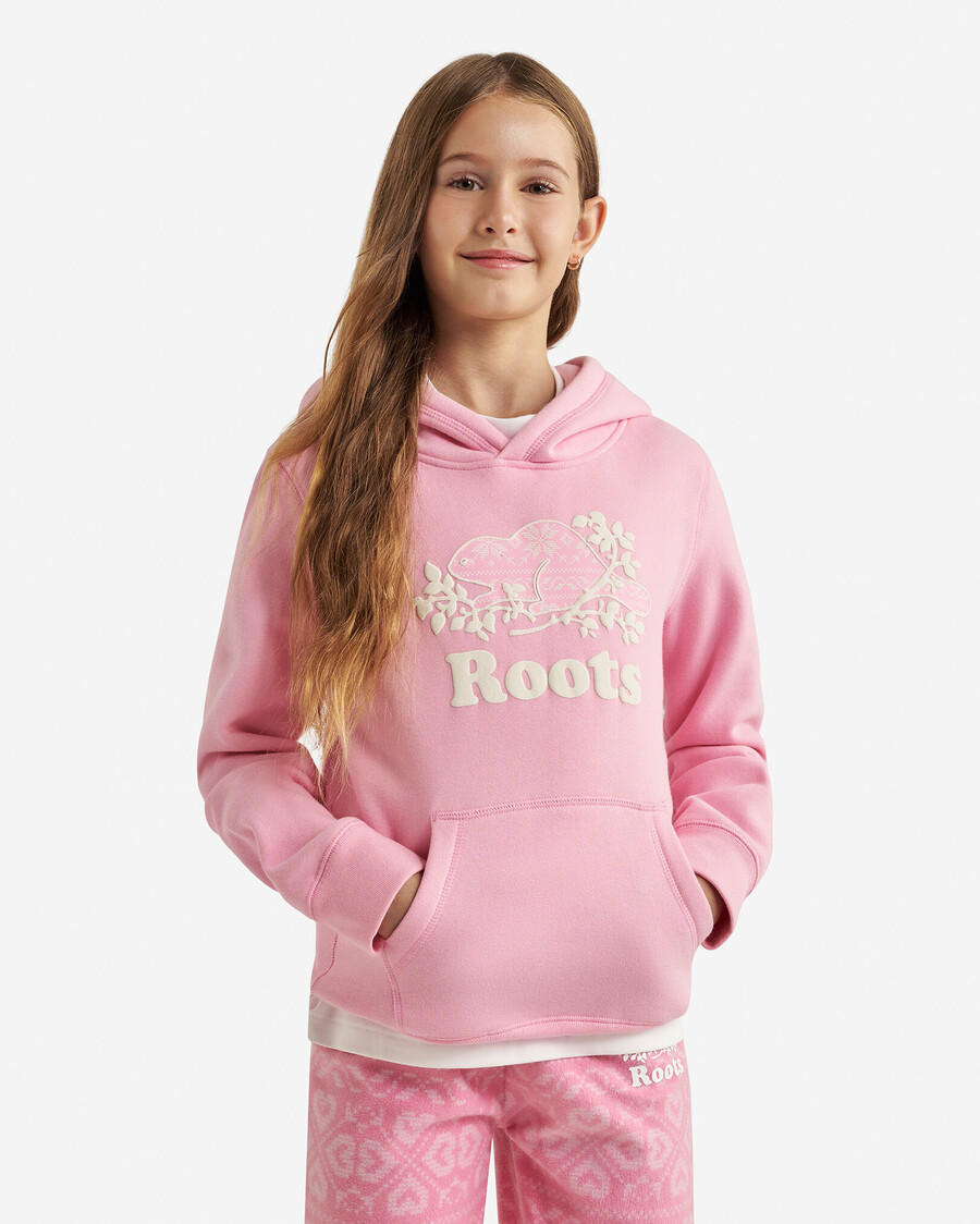 sudadera con capucha cooper fair isle para niños