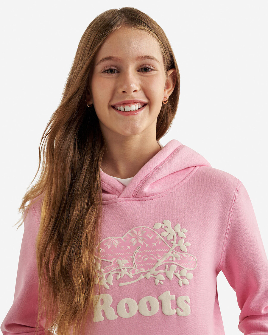 sudadera con capucha cooper fair isle para niños