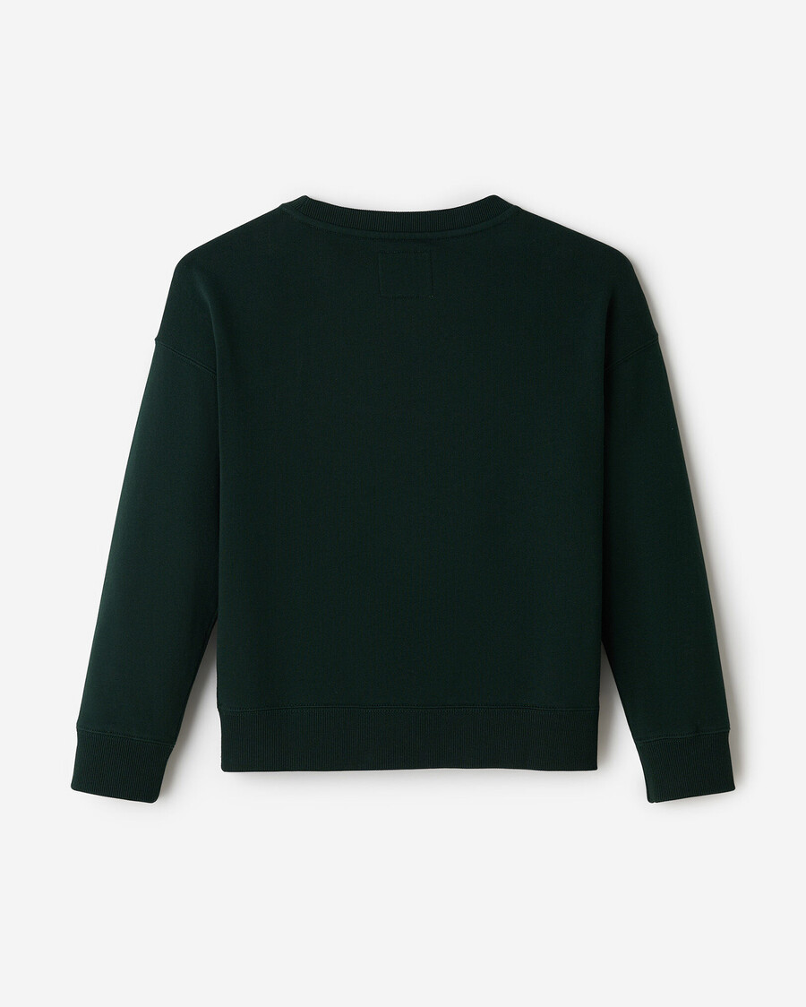 sudadera con cuello redondo floral de roots x wicked para niños