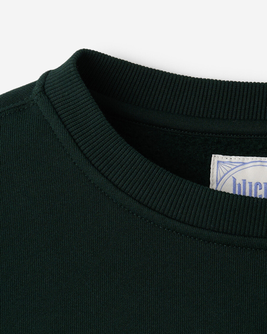 sudadera con cuello redondo floral de roots x wicked para niños