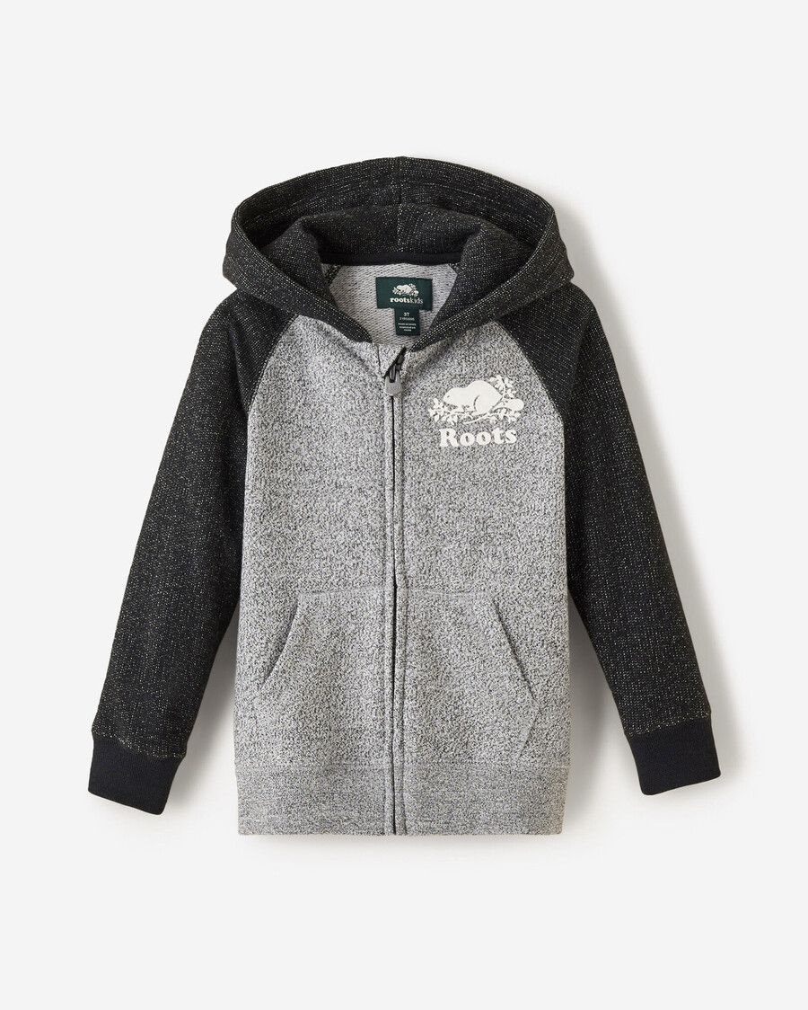 sudadera con capucha y cremallera completa original orgánica para niños pequeños