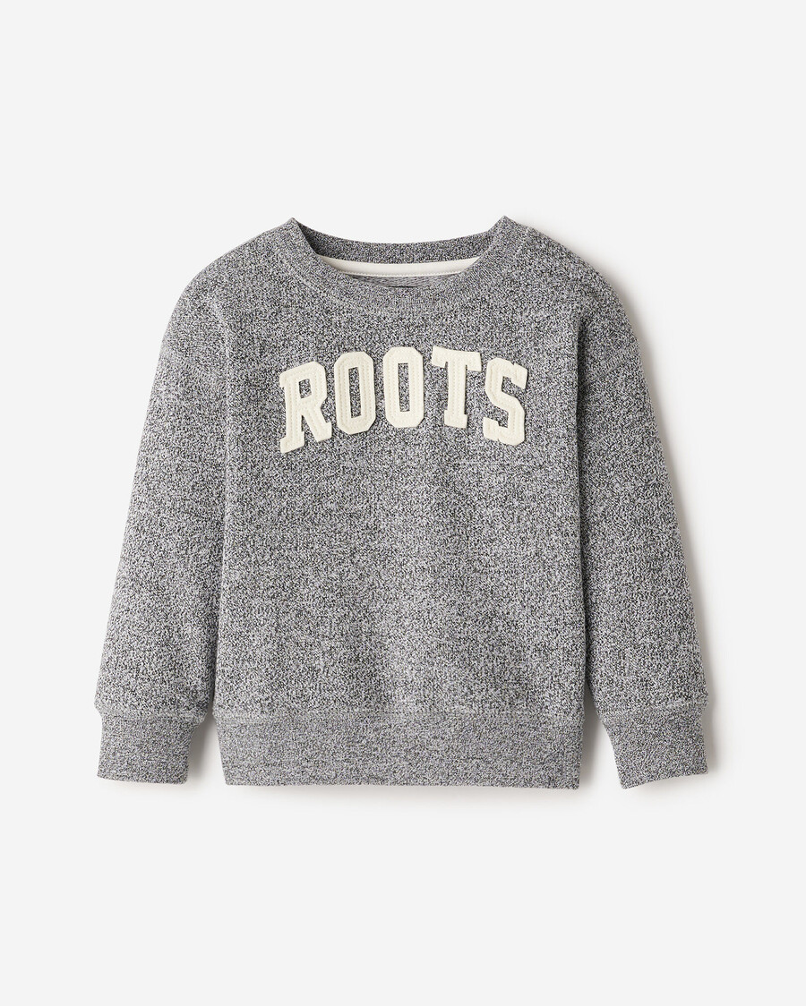 sudadera con apliques roots para niños pequeños
