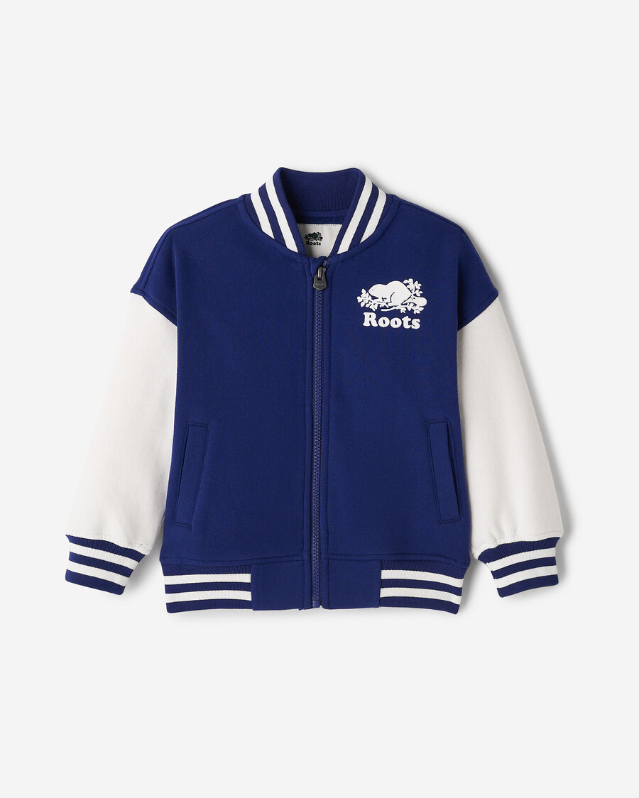 chaqueta universitaria para niños pequeños
