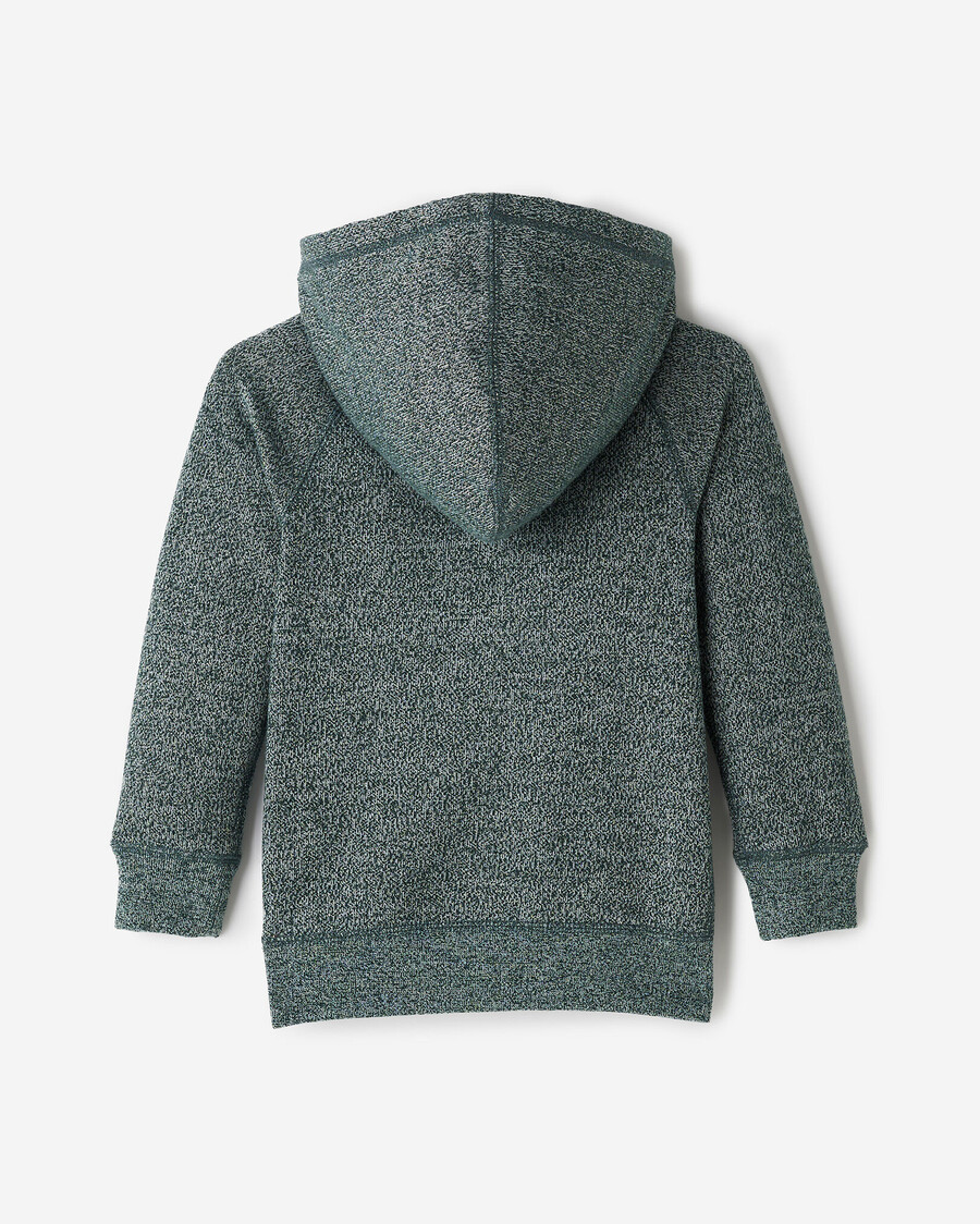 sudadera con capucha y cremallera completa original orgánica para niños pequeños