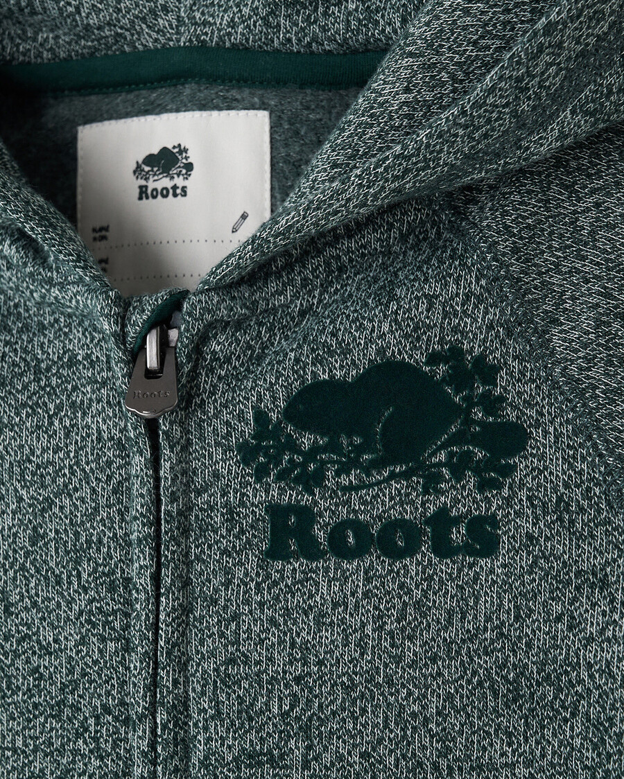 sudadera con capucha y cremallera completa original orgánica para niños pequeños