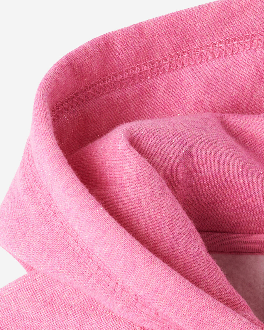 sudadera con capucha y cremallera completa con brillo original para niños pequeños