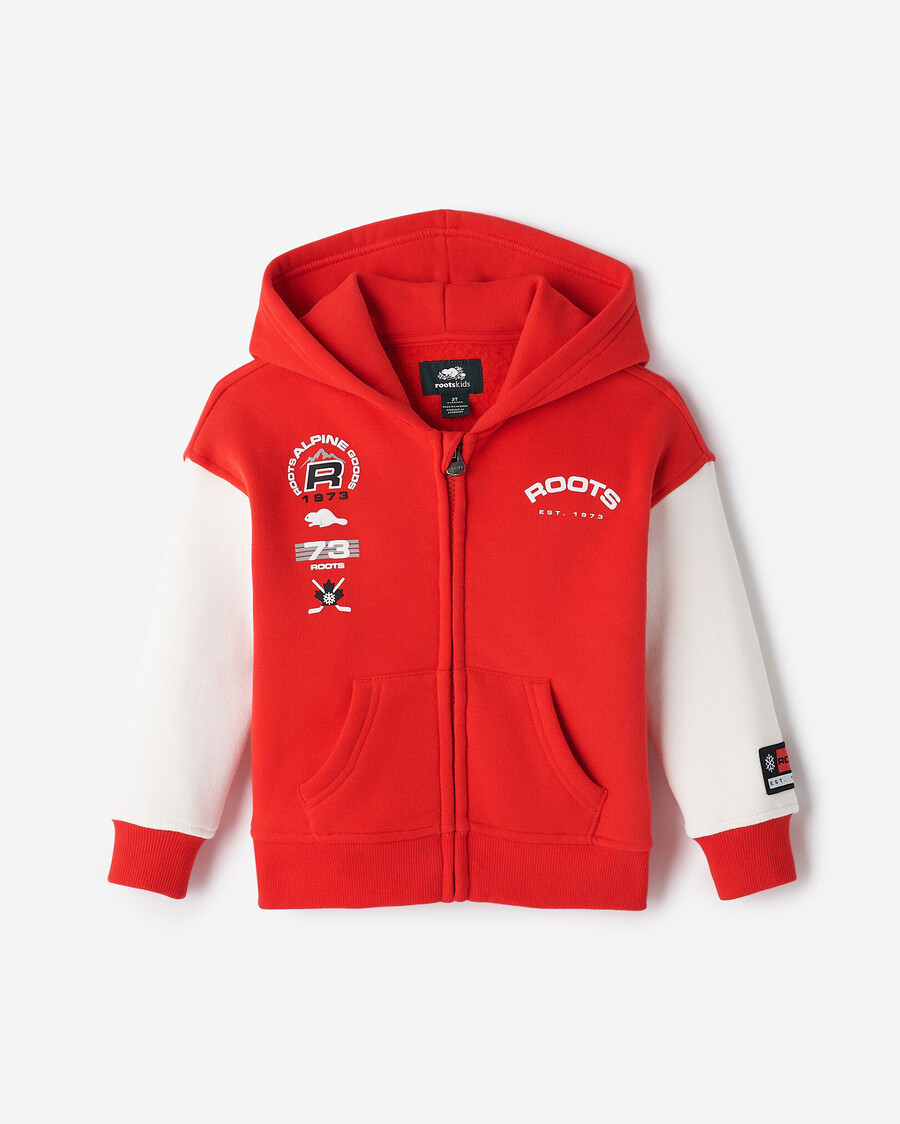sudadera con capucha y cremallera completa de alpine goods para niños pequeños