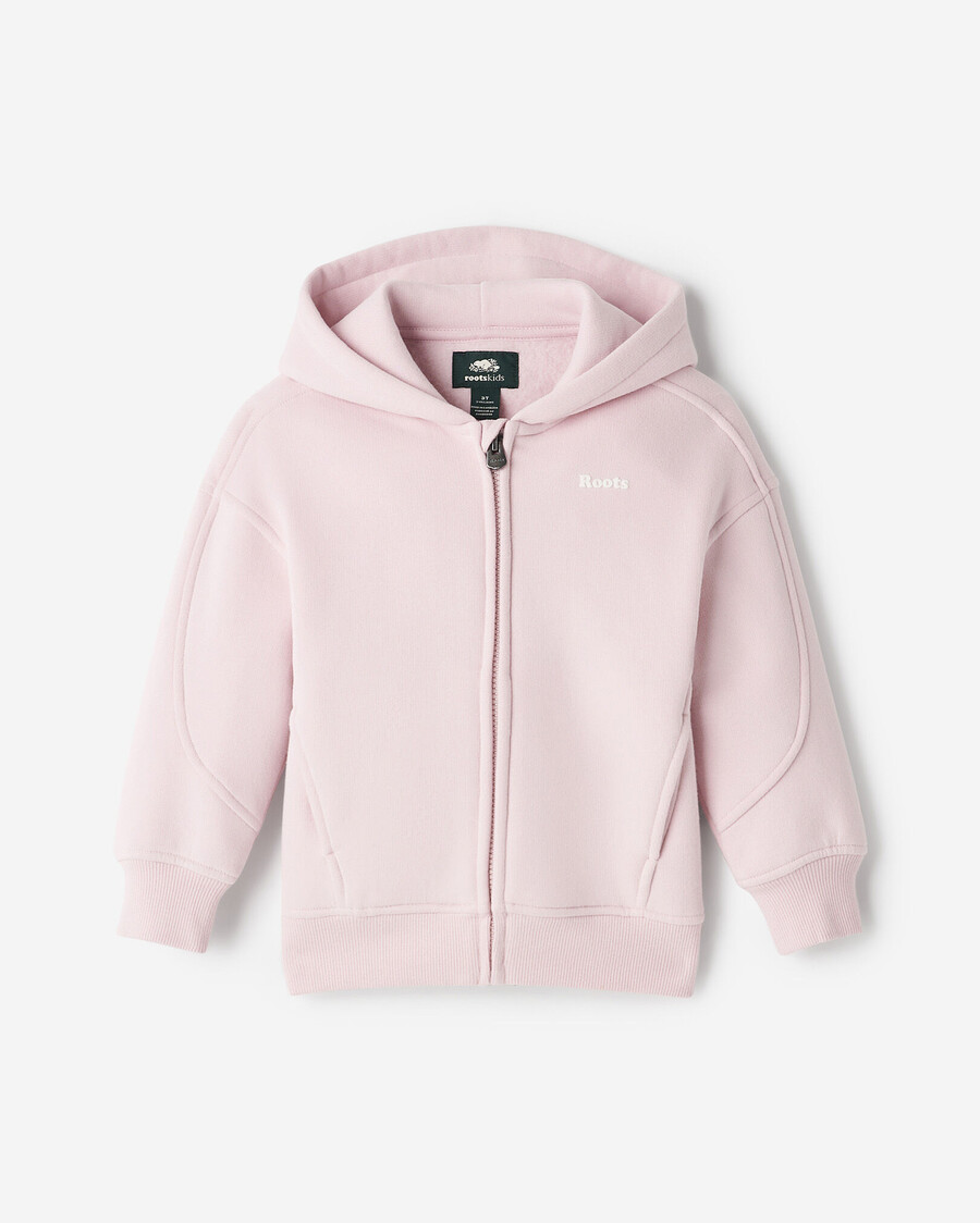 sudadera con capucha y cremallera completa para niños pequeños