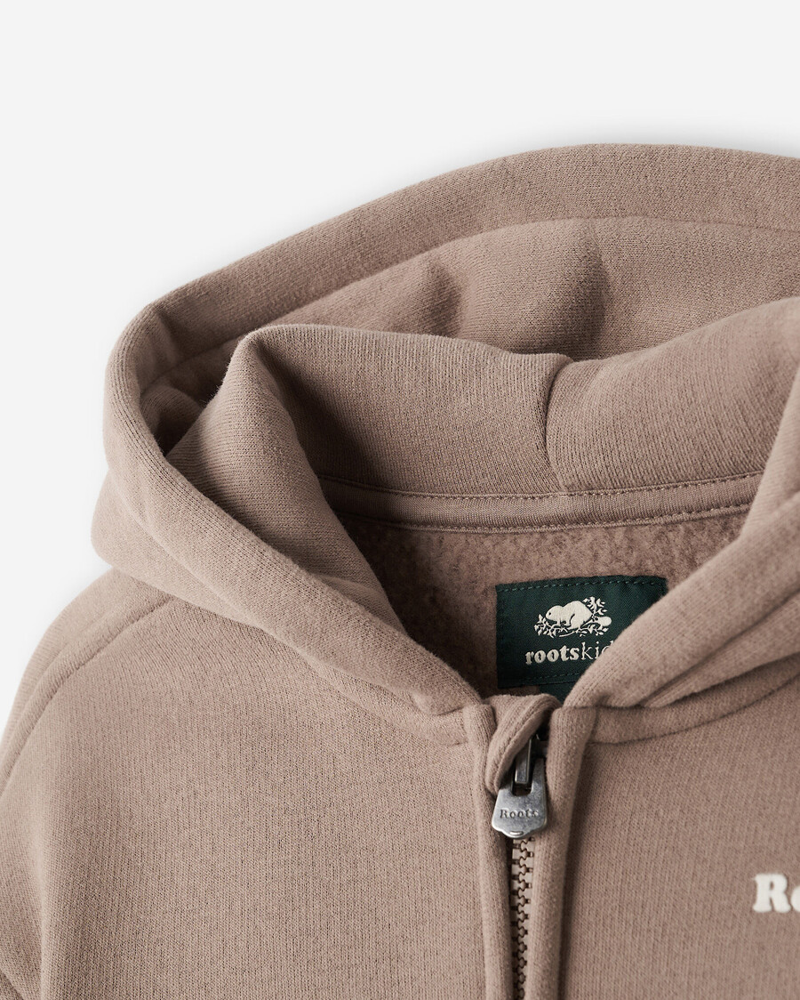 sudadera con capucha y cremallera completa para niños pequeños