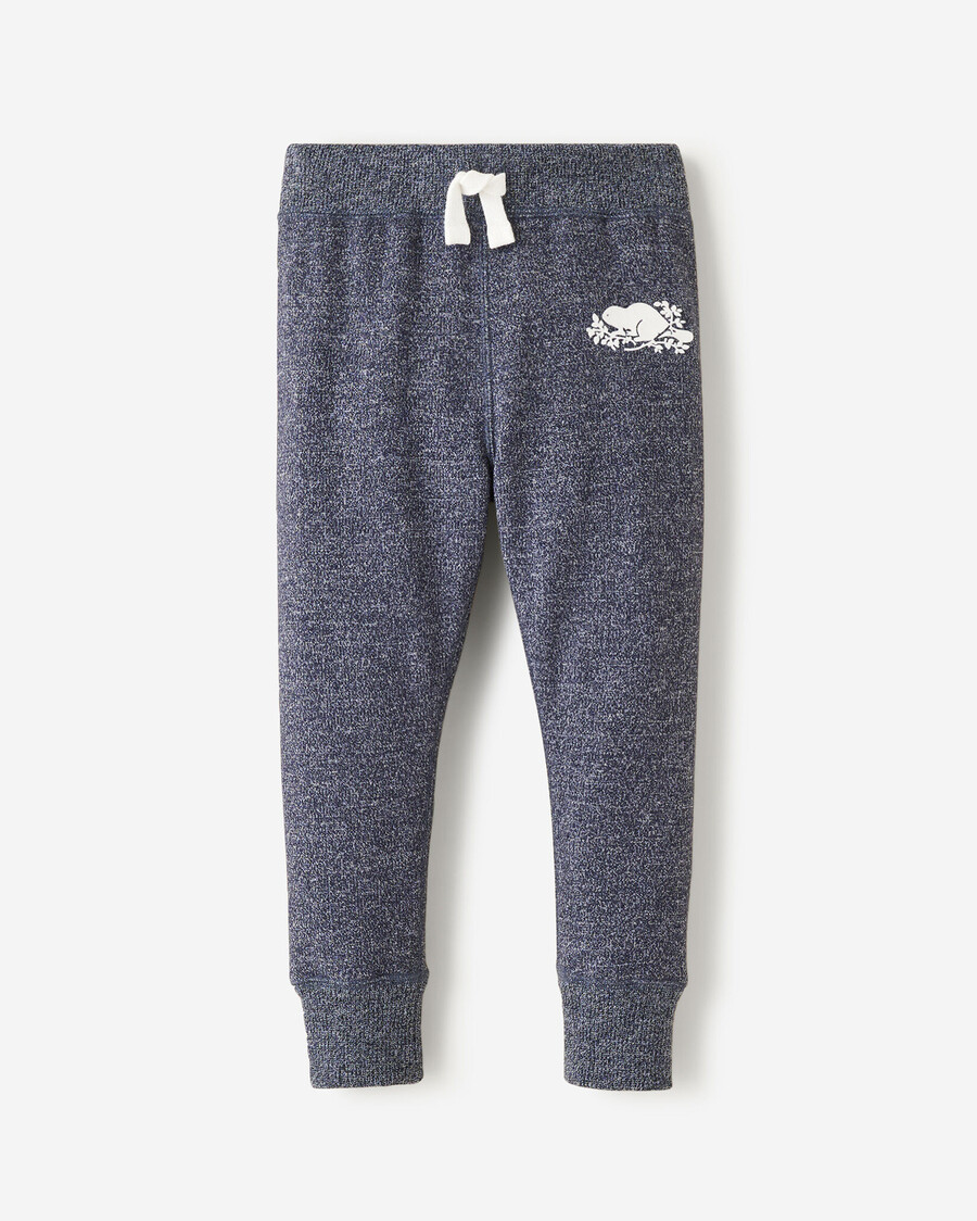 pantalón deportivo de polar acogedor para niñas pequeñas