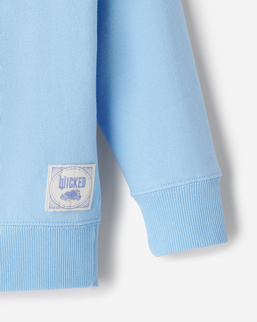 sudadera con cuello redondo floral de toddler roots x wicked