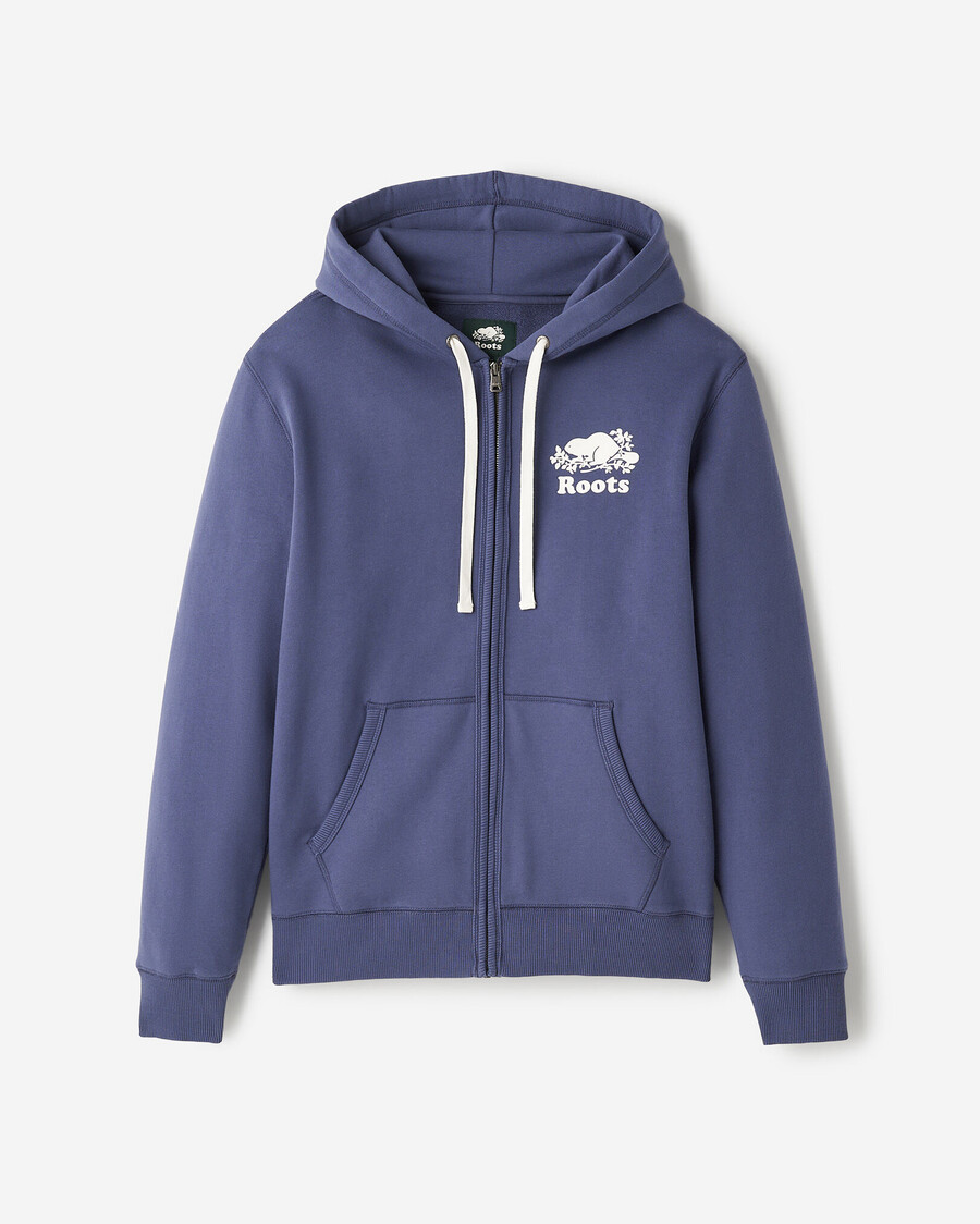 sudadera con capucha y cremallera completa original orgánica