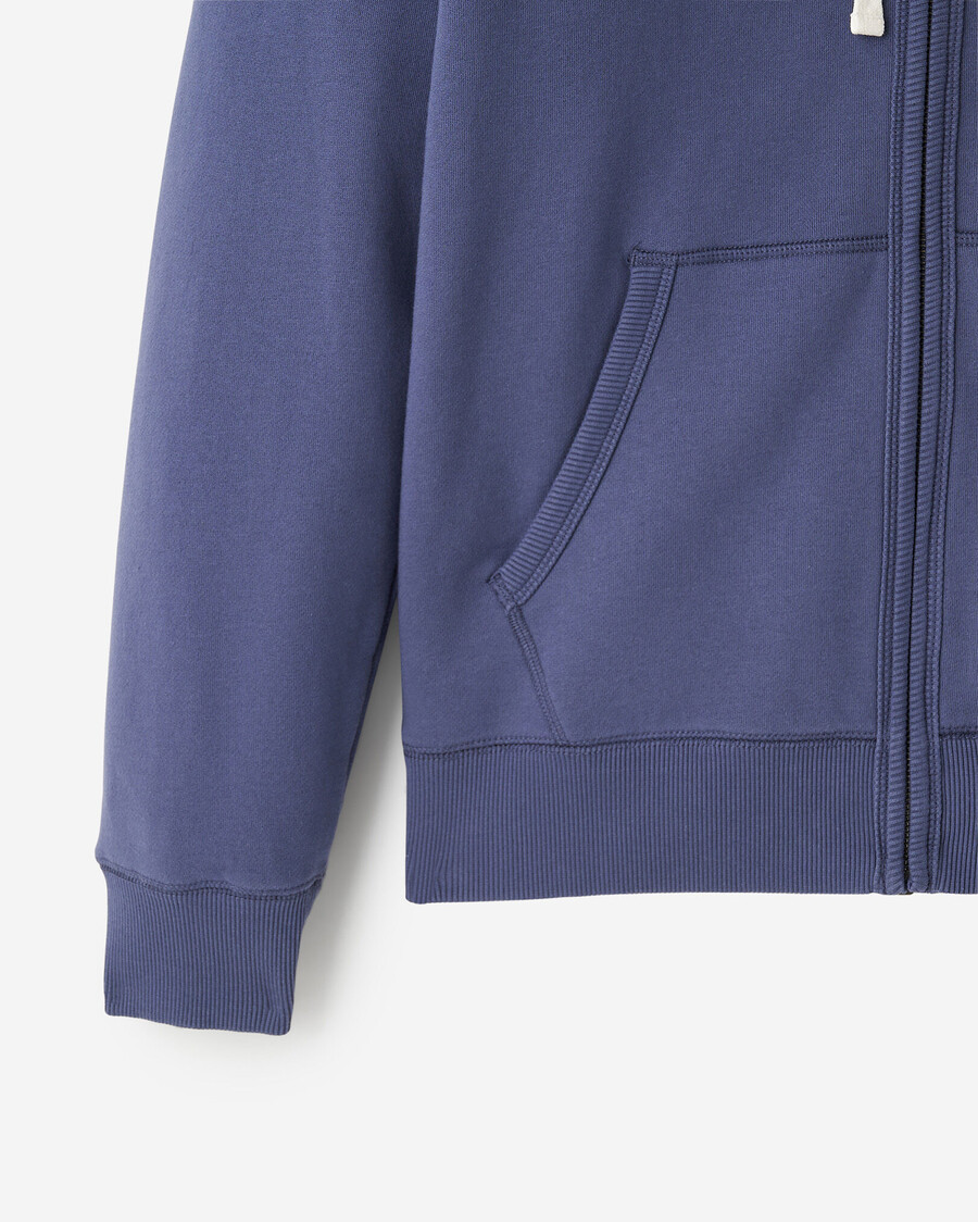 sudadera con capucha y cremallera completa original orgánica