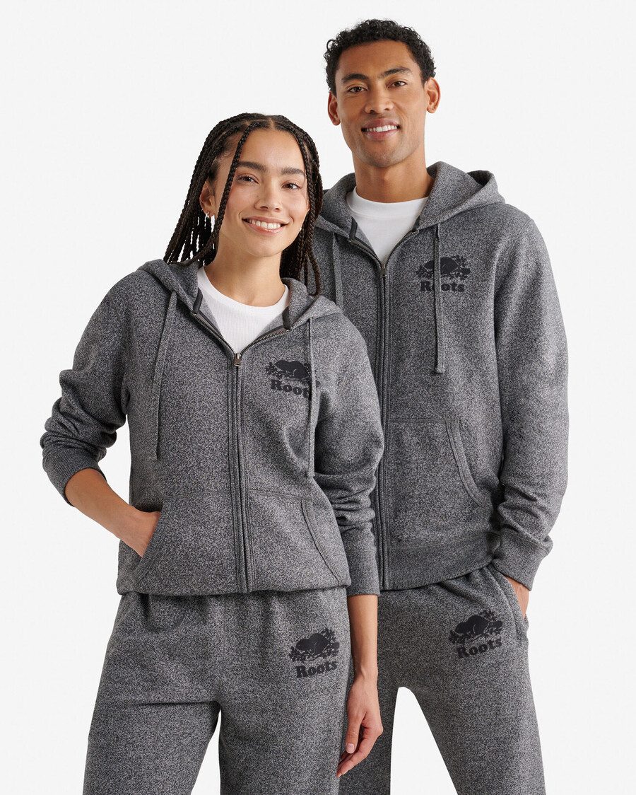 sudadera con capucha y cremallera completa original orgánica