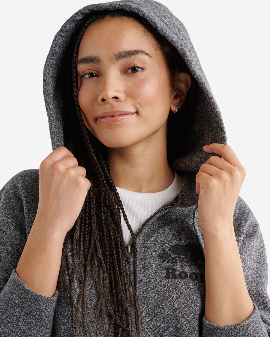 sudadera con capucha y cremallera completa original orgánica