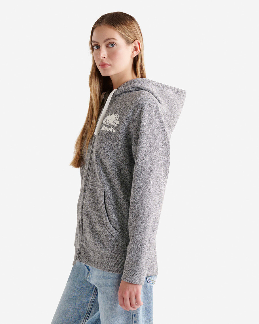 sudadera con capucha y cremallera completa original orgánica