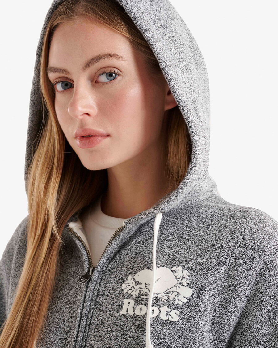 sudadera con capucha y cremallera completa original orgánica