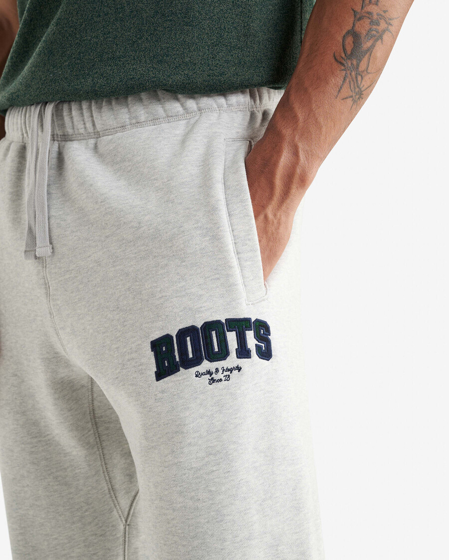 pantalón deportivo con apliques de cuadros