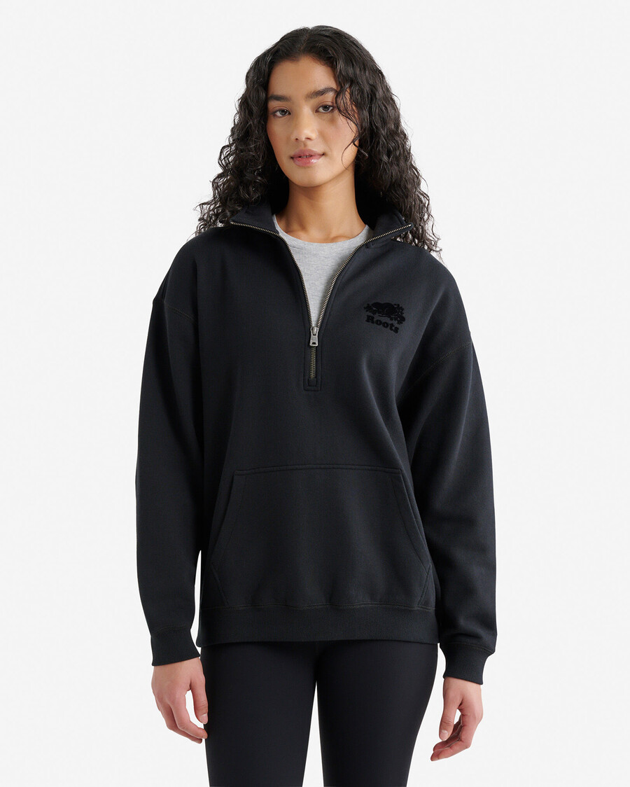 jarra de cerveza orgánica cooper relaxed half zip