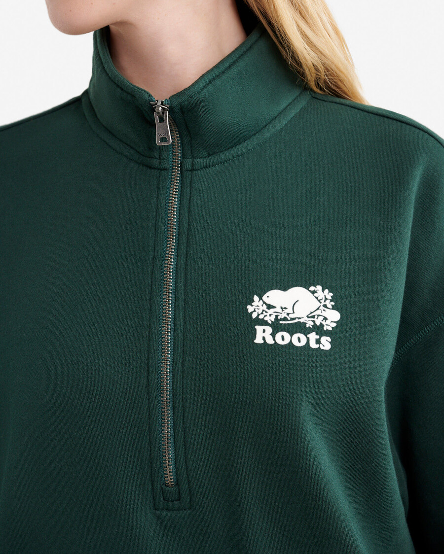 jarra de cerveza orgánica cooper relaxed half zip