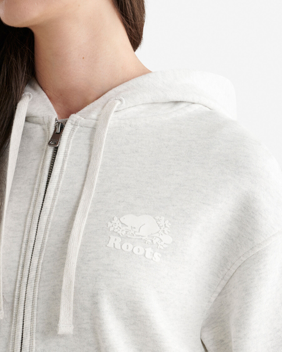 sudadera con capucha orgánica original relajada y con cremallera completa