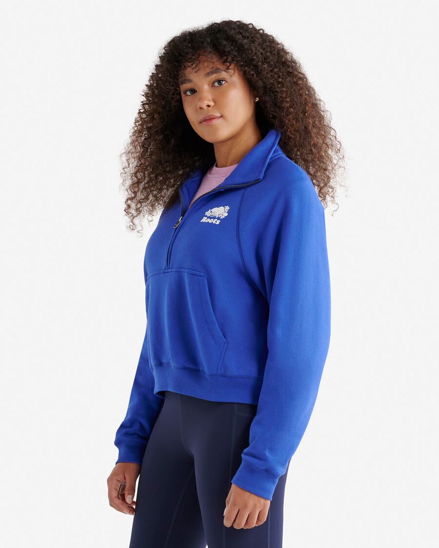 organic cooper half zip