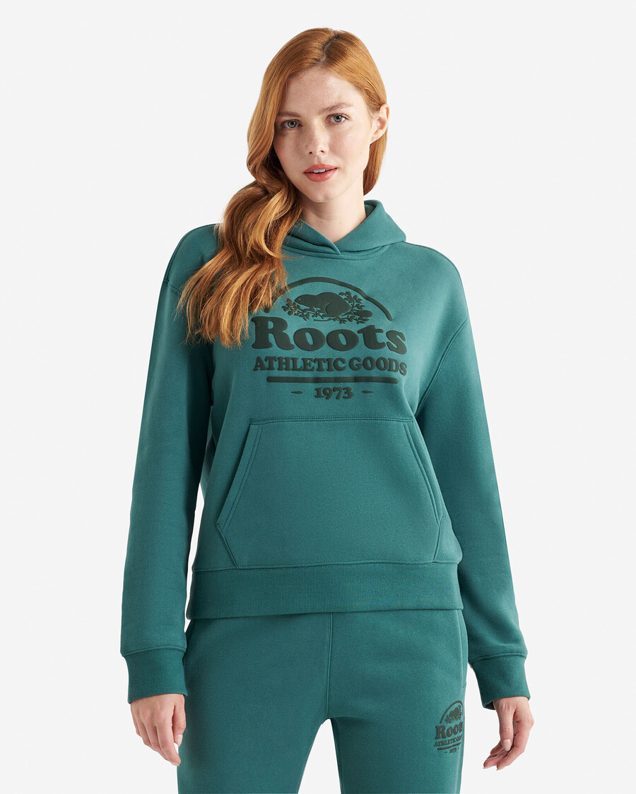 sudadera con capucha heritage beaver para mujer