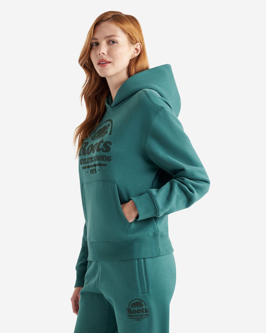 sudadera con capucha heritage beaver para mujer