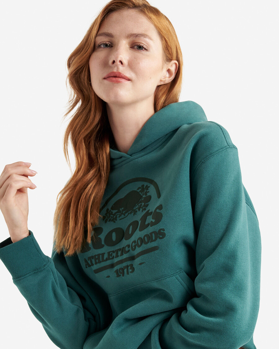 sudadera con capucha heritage beaver para mujer